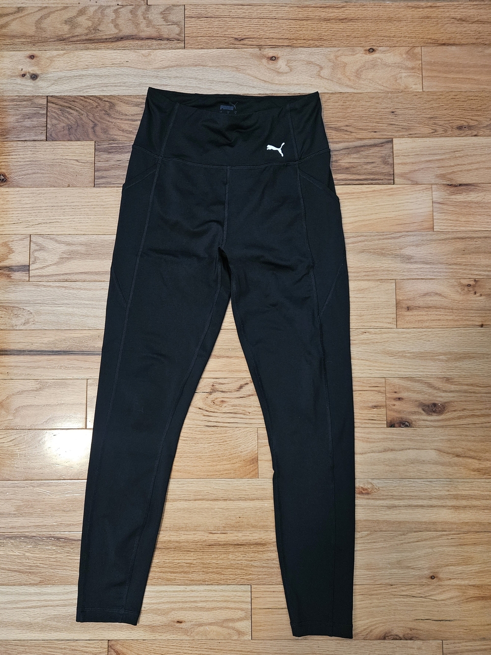 2/$12 Puma Black High-Waist Leggings